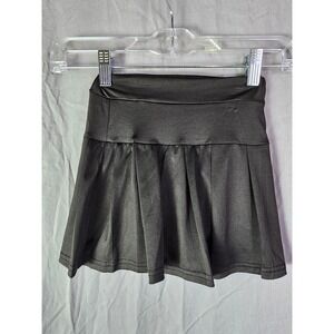 Black Pleated Athletic Skort Womens XS Tennis Golf Mini Skirt Activewear